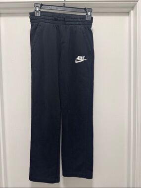 Nike Black Sweatpants with White Swoosh